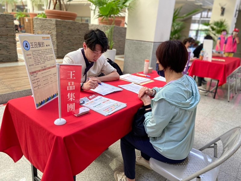 民眾面試情形