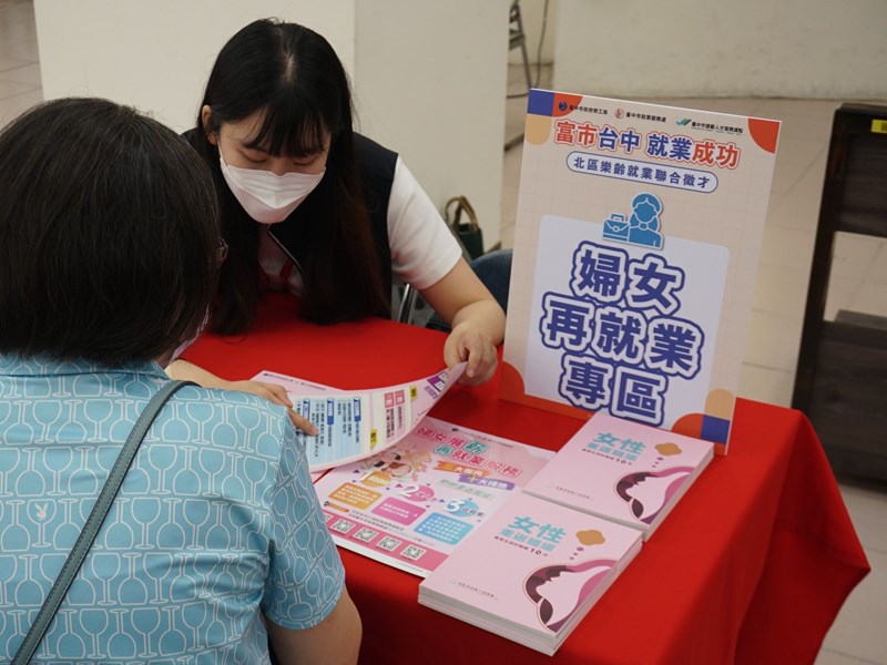 婦女專區說明婦女再就業相關事項
