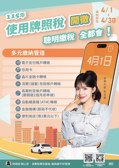 使用牌照稅繳納開徵