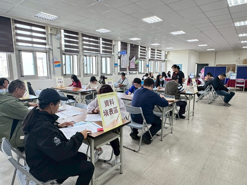 徵才活動現場情形