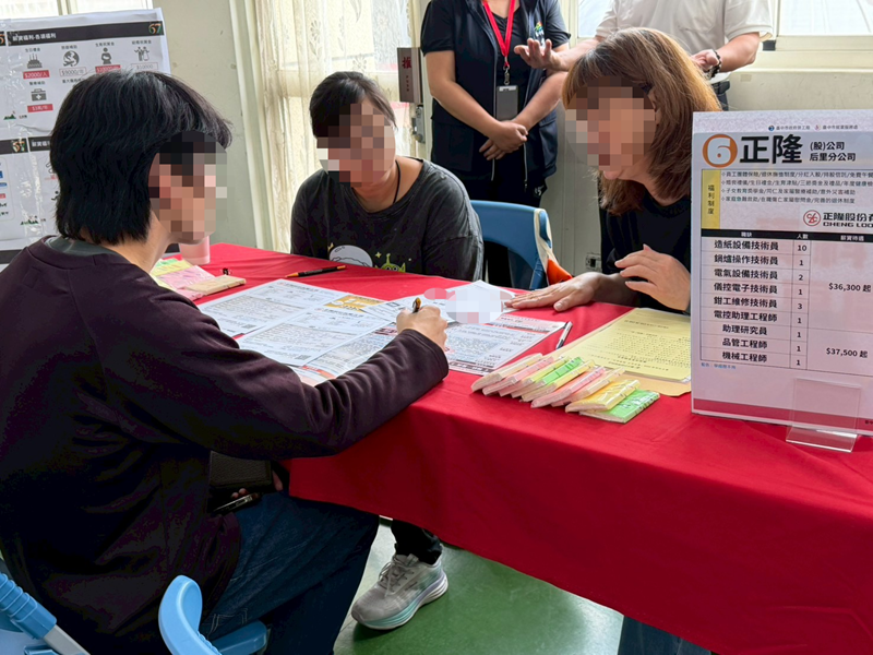 6企業向求職者說明職缺及福利制度等