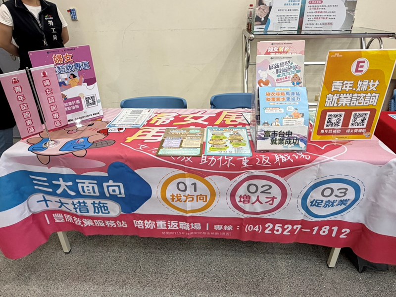 06-活動現場設置青年婦女就業諮詢專區