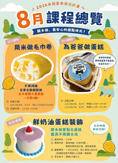 笑米米鬆餅親子課程