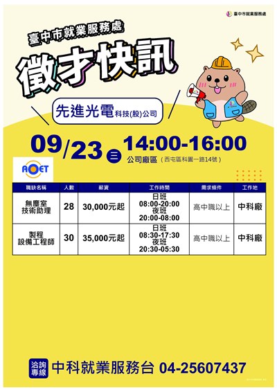 0923先進光電單徵DM