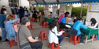 20-面試等候區-求職者保持社交安全距離